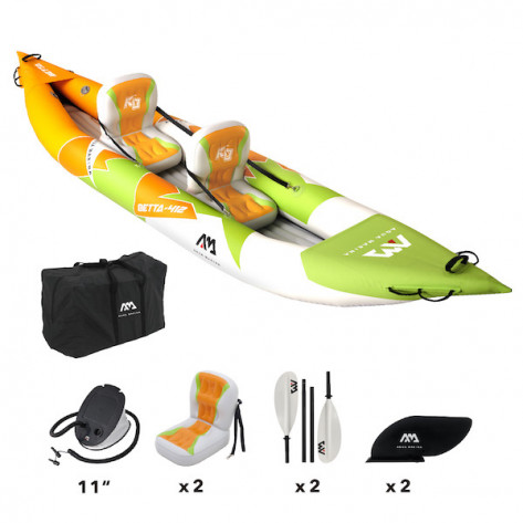 Aqua Marina BETTA MK1 2-personer, Oppustelig Kajak inkl paddle