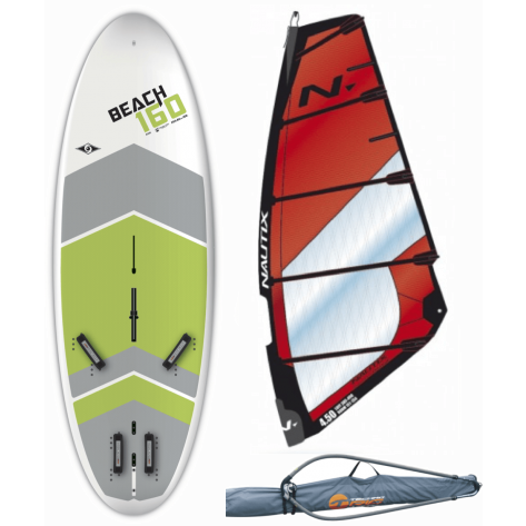 BIC Beach 160D Windsurfer m/sværd komplet m/Nautix Freeride rig