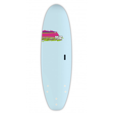 BIC Paint Shortboard 6'0 Softboard Surfboard