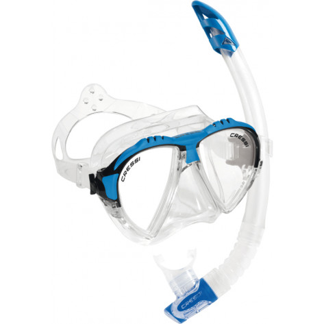 Cressi Matrix Dykkermaske/snorkelsæt - Blue