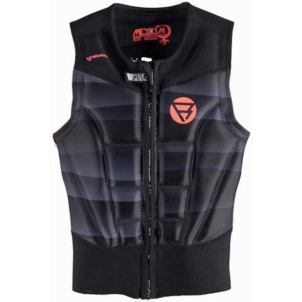 Brunotti Neo Impact KIte/Windsurf Vest dame, Black/Coral