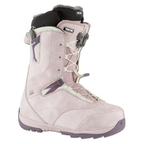 Nitro Crown TLS dame snowboardstøvle - Rose Purple