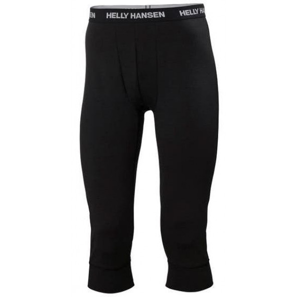 HELLY HANSEN LIFA MERINO MIDWEIGHT 3/4 PANT Skiunderbukser - BLACK