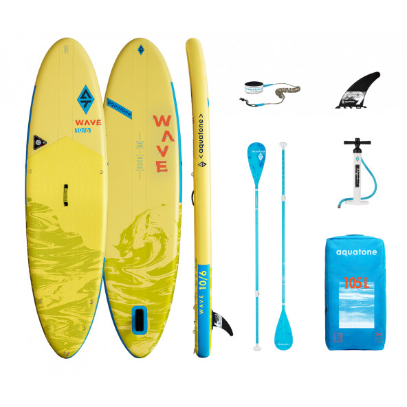 Aquatone Wave Allround 10'6 Oppustelig SUP - Komplet pakke