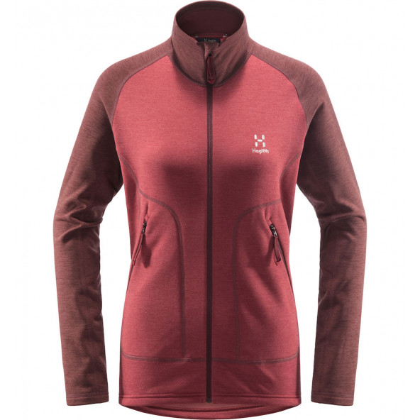 HAGLÖFS Heron Jacket Women Dame mellemlag - Brick Red/Maroon Red