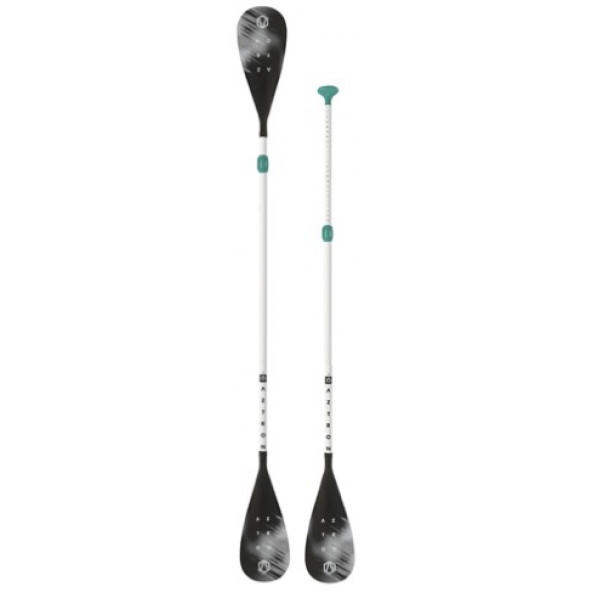 Aztron Style 2 DUAL Double Blade  Delbar Alu Vario 166-224cm Både SUP og Kajak Paddle