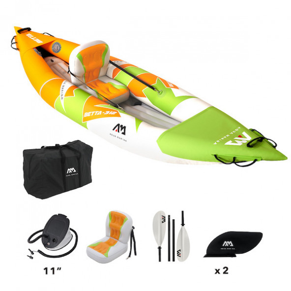 Aqua Marina BETTA MK1 1-person, Oppustelig Kajak inkl paddle