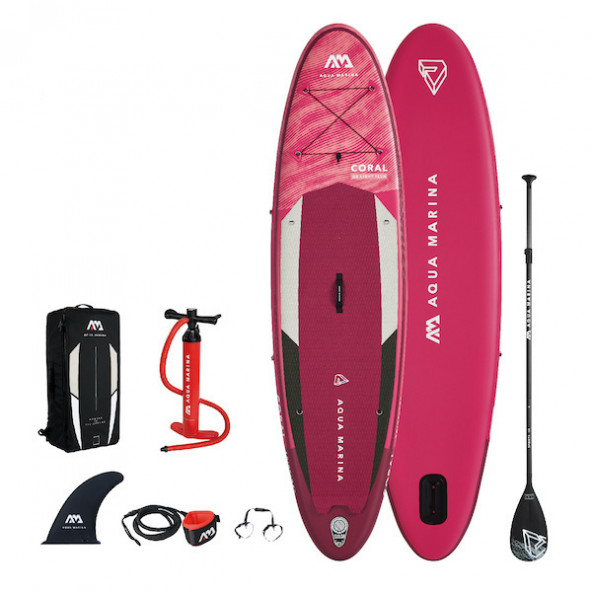 Aqua Marina Coral 10'2 Oppustelig Allround SUP - Komplet pakke