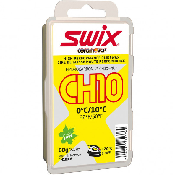 Swix CH10X Yellow, 0°C/10°C, 60g