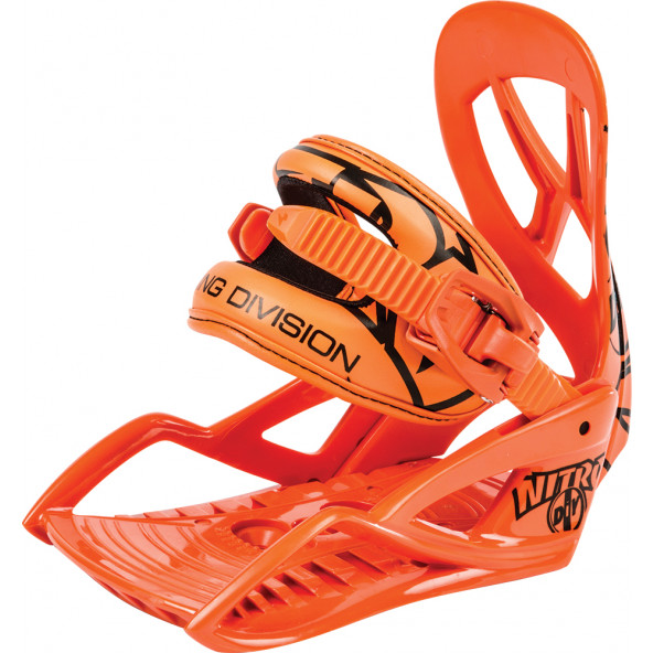 Nitro DIY Junior Snowboard Binding Orange