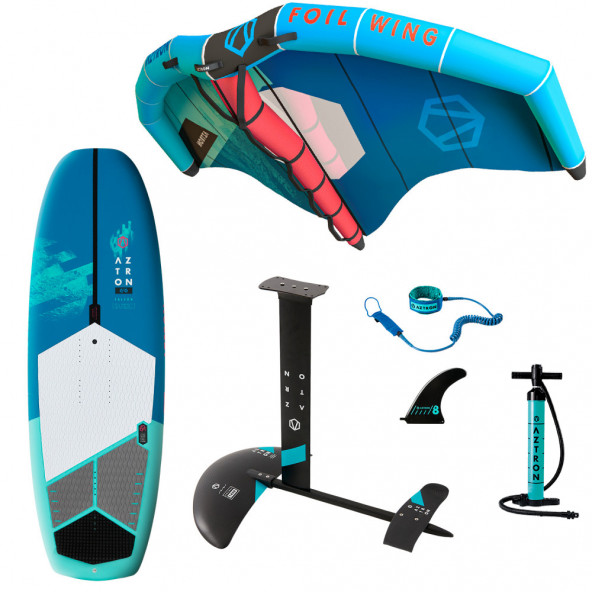 Aztron Falcon 6'6 carbon board + foil + wing - Komplet wing surfing pakke