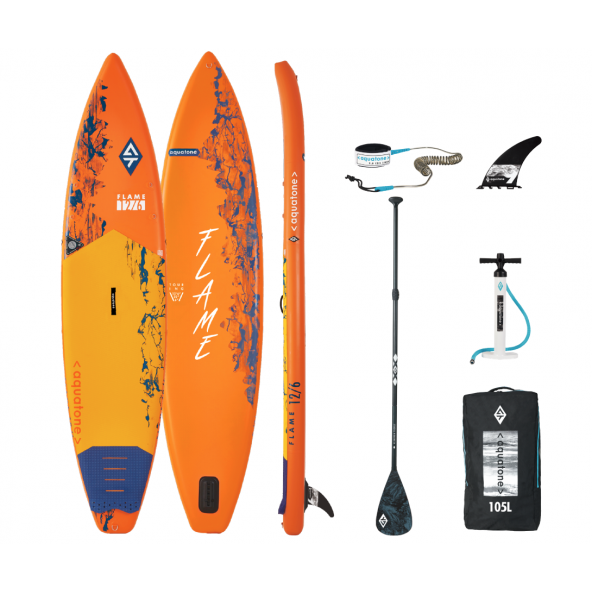 Aquatone Flame Touring 12'6 Oppustelig SUP - Komplet pakke