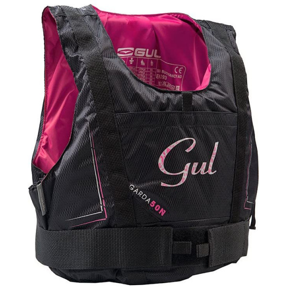 GUL Vest Garda Black/pink 50N Svømmevest