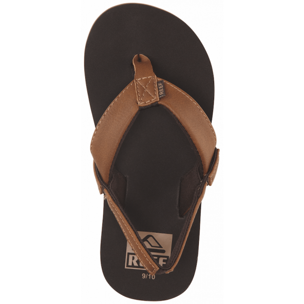 Reef Børne Groom Twinpin Slipper Brown