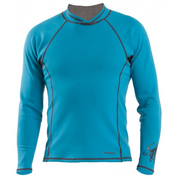 Kokatat NeoCore Long Sleeve Shirt Neopren trøje - Electric Blue