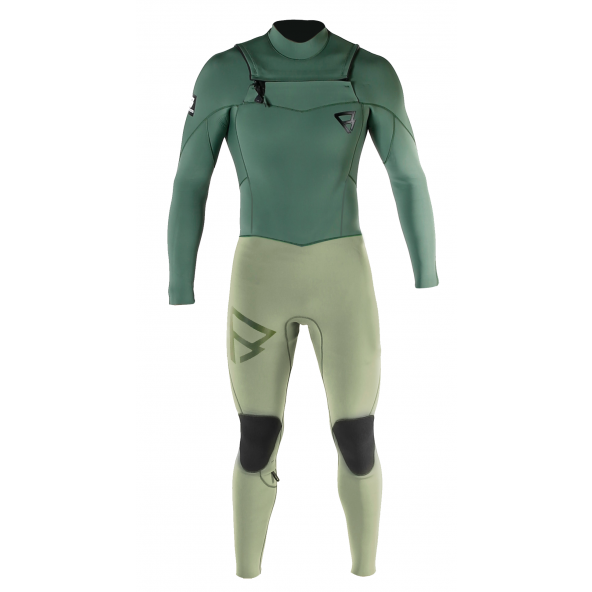 Brunotti Radiance 3/2mm Frontzip Neopren Våddragt - lime