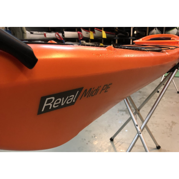 Tahe Reval Midi PE m/finne & ror - Orange - KUN 1 stk. på lager