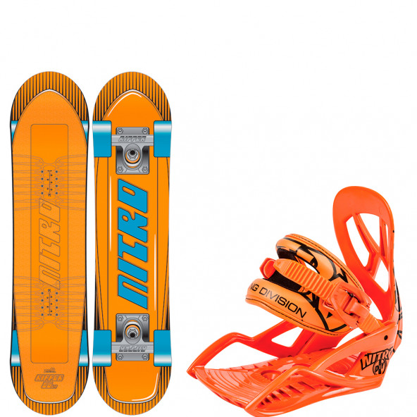 Nitro Ripper Kids Snowboard pakke m/ bindinger