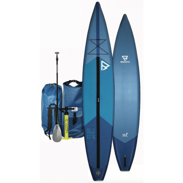 Brunotti Rocket Touring Racing Blue 12'6 oppustelig Touring SUP AIR incl Paddle